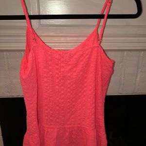 Lilly Pulitzer sun-Ray cami. Coral. Xs.